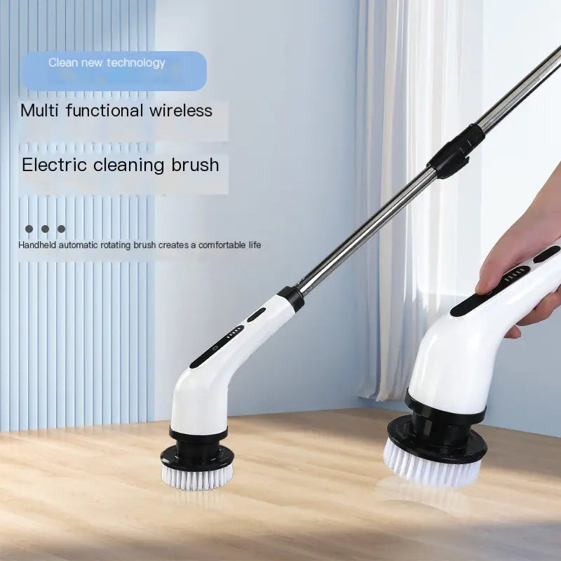Extendable Wireless Electric Cleaning Brush Set